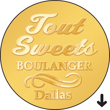 Images of our Custom Embossed Roll Labels No. 1061