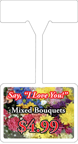 rectangle shape Shelf Talker No. 1121