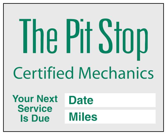 Images of our Service Reminders No. 1205