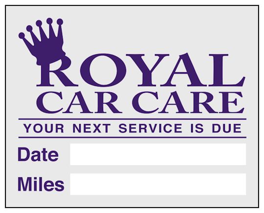 Images of our Service Reminders No. 1206