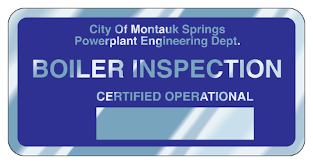 Images of our Write-On Aluminum and Embossable Aluminum Stickers