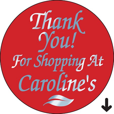 Images of our Foil Stamped Labels No. 3113