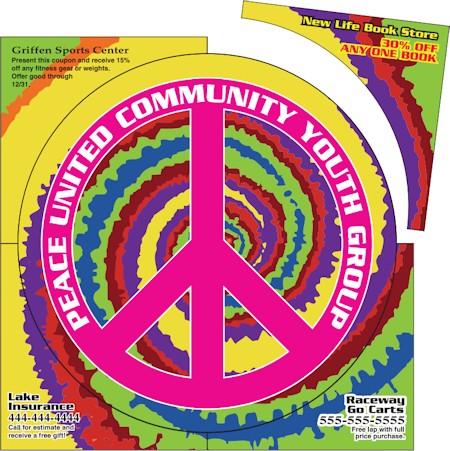 Images of our Custom Shape Full Color Magnets No. 3683