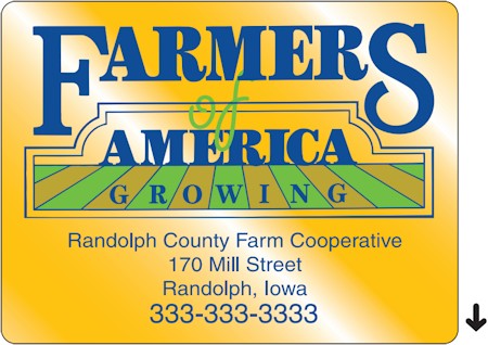 Images of our Custom Printed Labels on a Roll No. 5419