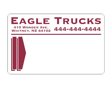 Images of our Shipping Labels No. 5518B