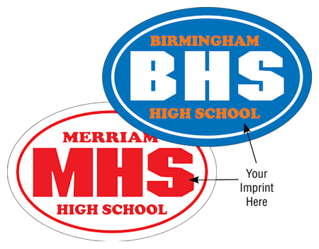 Images of our Bumper Stickers Stock Sizes