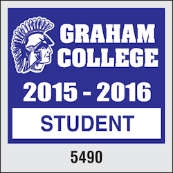 Face Adhesive Parking Permit No. 640