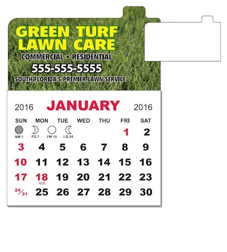 Images of our 2026 Calendar Pads No. 7118