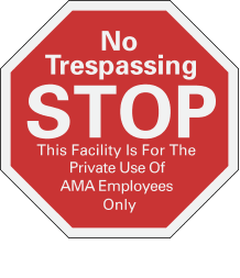 Octagon shape security sticker