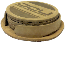 leather coaster set of 6