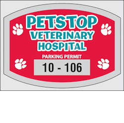 Face Adhesive Parking Permit No. 8102