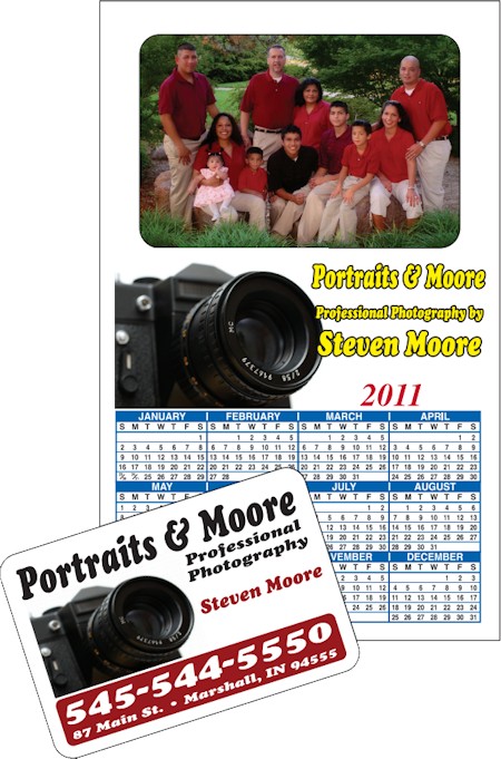 Images of our Picture Frame Magnets No. 967 2026 Calendar Magnet