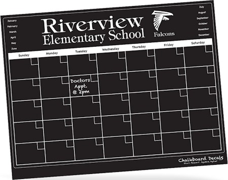 Images of our Vinyl Chalkboards No. G1563