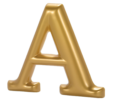 Gemini Formed Plastic letters