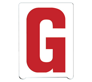 Pronto™ changeable copy numbers & letters