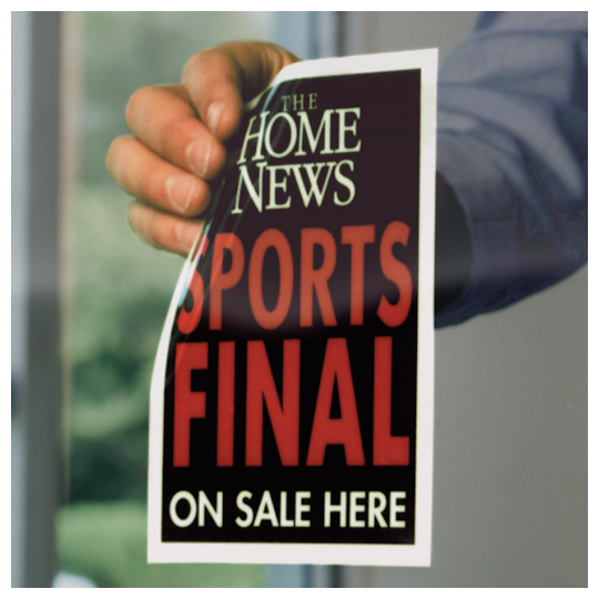 Images of our Custom Shape Static Clings