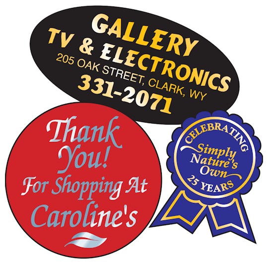 Images of our Foil Stamped Labels