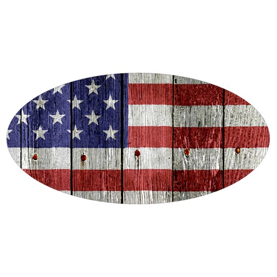 Image of our Number 40507 3.75" x 1.25" Oval non-adhesive sticker on White Static Cling Vinyl