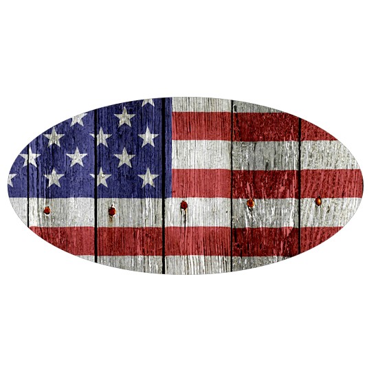 Image of our Number 40707 5" x 2.5" Oval non-adhesive sticker on White Static Cling Vinyl